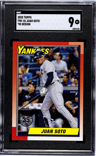 2025 Topps #T90-10 Juan Soto '90 SGC 9