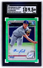 2020 Bowman Chrome Ryan Pepiot #CPA-RPE 23/99 SGC 9.5 Auto