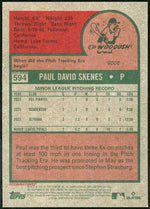2024 Topps Heritage 594 Paul Skenes Black Border SSP /50