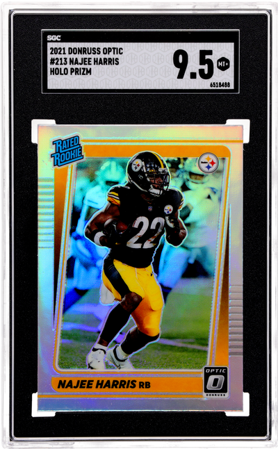 2021 Donruss Optic Holo Prizm Najee Harris #213 RC SGC 9.5