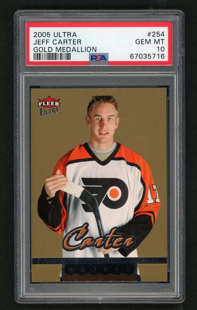 2005 Ultra Gold Medallion Jeff Carter #254 PSA 10
