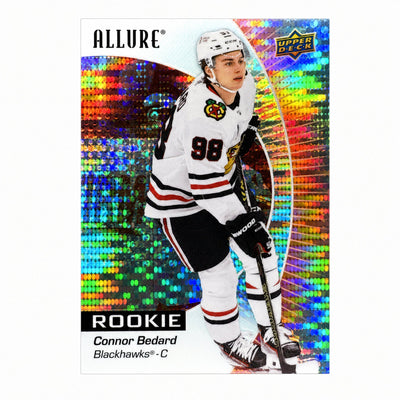 2023-24 Upper Deck Allure Connor Bedard #102 Red Rainbow Rookie RC
