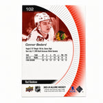 2023-24 Upper Deck Allure Connor Bedard #102 Red Rainbow Rookie RC