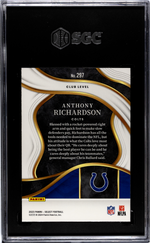 2023 Panini Select #297 Anthony Richardson SGC 10