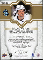2022-23 Exquisite ERS-SW Shane Wright Auto /25