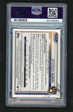 2021 Bowman Chrome Prospect Autograph Purple Refractor Jeferson Quero #CPAJQ /250 PSA 9