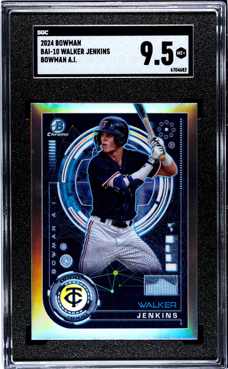 2024 Bowman Chrome Walker Jenkins #BAI-10 SGC 9.5