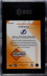2024 Upper Deck Check Point Austin Watson #CP-25 SGC 9.5