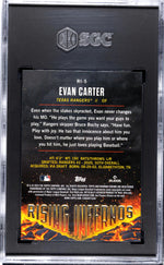 2024 Bowman #RI-5 Evan Carter Rising Infernos SGC 10