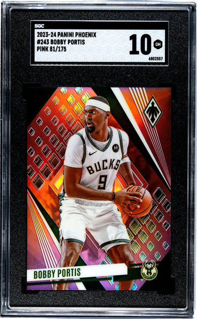 2023-24 Panini Phoenix Pink Bobby Portis #243 /175 SGC 10
