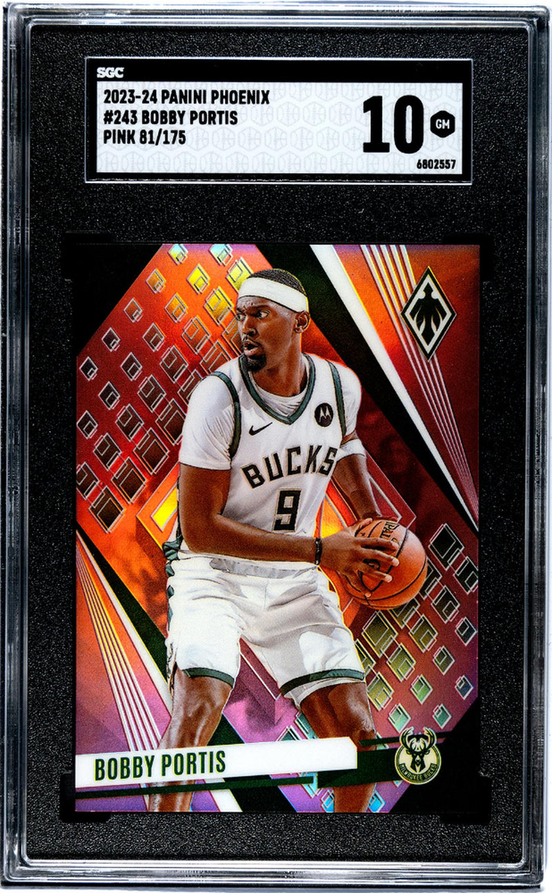 2023-24 Panini Phoenix Pink Bobby Portis #243 /175 SGC 10