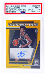 2021 Donruss Optic Dominators Joshua Primo #RDJPM /10 PSA 9 RC Auto