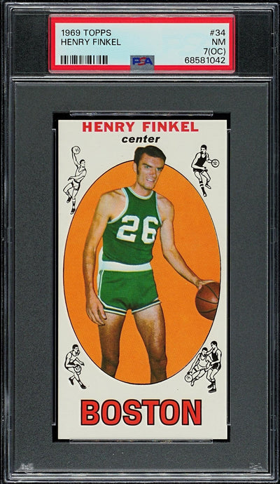 1969 Topps Henry Finkel #34 PSA 7