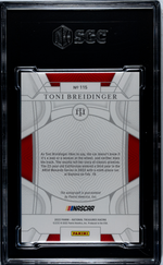 2022 National Treasures #115 Toni Breidinger /25 SGC 9