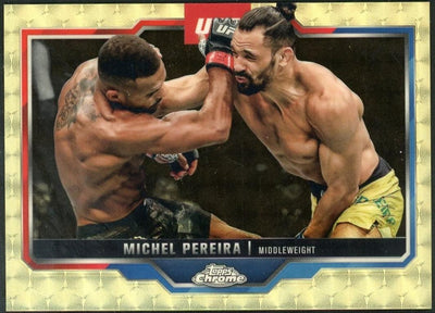 2025 Topps Chrome UFC Michel Pereira Superfractor 1/1