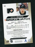 2024 Upper Deck SP Authentic 185 Matvei Michkov Future Watch Rookie VG Flyers Auto