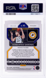 2021 Prizm Mojo Prizm Domantas Sabonis #183 /25 PSA 10