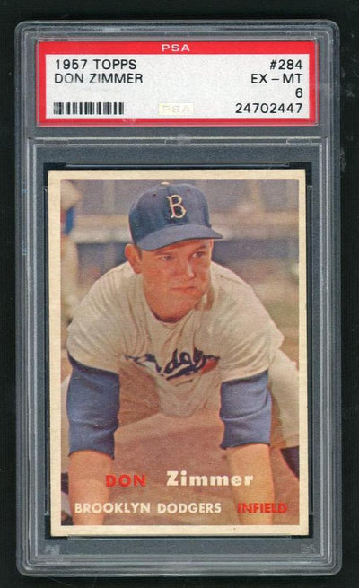 1957 Topps Don Zimmer #284 PSA 6