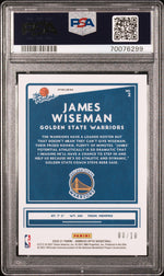 2020 Donruss Optic The Rookies Gold James Wiseman #2 /10 PSA 9