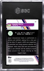 2022-23 Topps Finest Ucc #107 Tomoki Iwata Purple Refractor /299 SGC 10