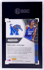2020 Panini Prizm DP Tiger Stripe Precious Achiuwa #48 SGC 9.5 RC