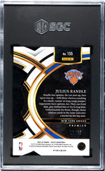 2023 Panini Select Orange Die-Cut Prizm Julius Randle #155 /65 SGC 10