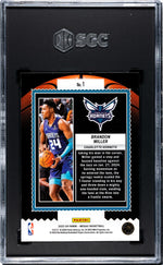 2023-24 Panini Mosaic Jam Masters Brandon Miller #1 RC SGC 9.5