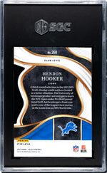 2023 Panini Select Red/Yellow Die-Cut Hendon Hooker #268 RC SGC 9