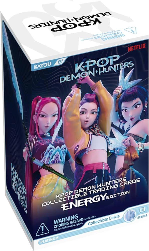 KPop Demon Hunters Collectible Trading Cards Energy Edition Box