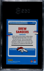 2023 Donruss Optic Drew Sanders #230 RC SGC 10