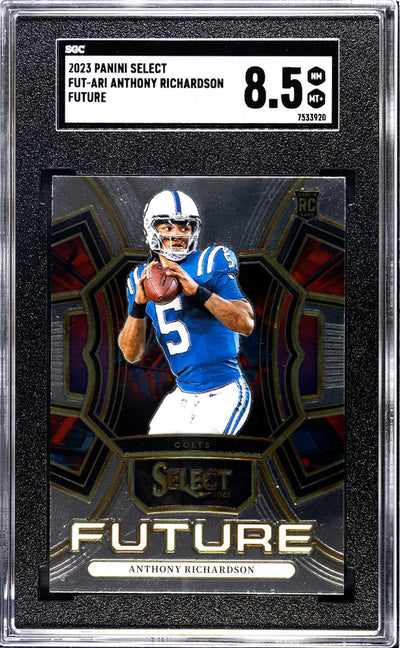2023 Panini Select Future Anthony Richardson #FUT-ARI RC SGC 8.5
