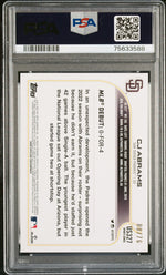 2022 Topps Update Independence Day CJ Abrams #US327 RC Rookie Debut /76 PSA 9