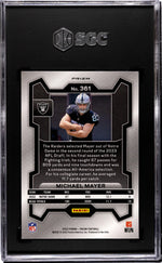 2023 Panini Prizm Lazer Michael Mayer #361 RC SGC 9