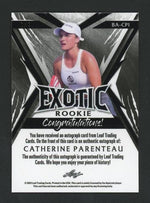 2021 Leaf Exotic BA-CPI Catherine Parenteau Rookie Auto