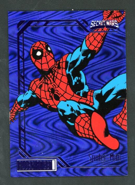 2021 Upper Deck Marvel 39 Spider-Man Allegiance Blue /10 VG