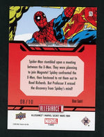 2021 Upper Deck Marvel 39 Spider-Man Allegiance Blue /10 VG