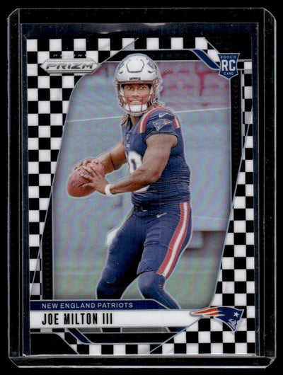 2024 Panini Prizm Checkerboard Joe Milton III #354 RC