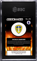 2021-22 Panini Mosaic Premier League #25 Patrick Bamford Give And Go Mosaic Prizm SGC 10