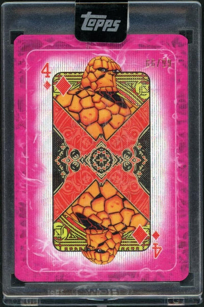 2025 Topps Mint Marvel D-4 The Thing Gambit's Deck /99