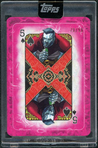 2025 Topps Marvel Mint Colossus Gambits Deck Playing Card /99