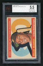 1960 Topps #554 Willie McCovey BVG 5.5