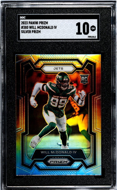 2023 Prizm #380 Will McDonald IV Silver Prizm SGC 10