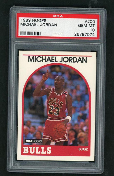 1989 Hoops Michael Jordan #200 PSA 10