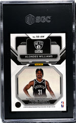 2022-23 Panini Prizm Sensational Signatures Alondes Williams #SS-AW RC Auto SGC 10 Auto 10