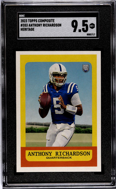 2023 Topps Heritage Anthony Richardson #353 RC SGC 9.5