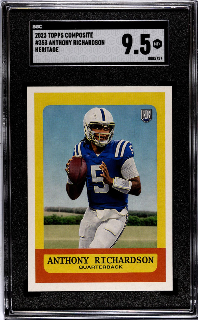 2023 Topps Heritage Anthony Richardson #353 RC SGC 9.5