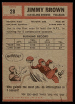 Topps 28 Jimmy Brown Cleveland Browns