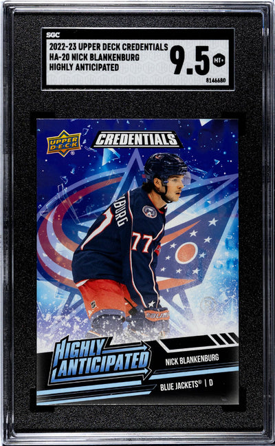 2022-23 Upper Deck Credentials Highly Anticipated Nick Blankenburg #HA-20 SGC 9.5