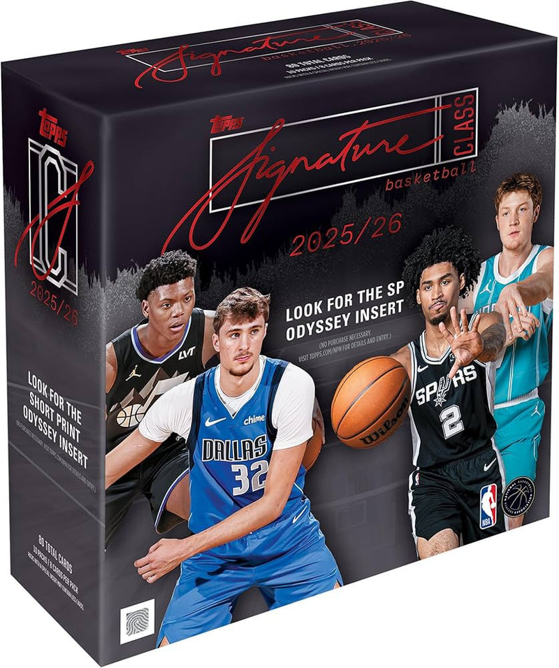 2025-26 Topps Signature Class Basketball Mega Box
