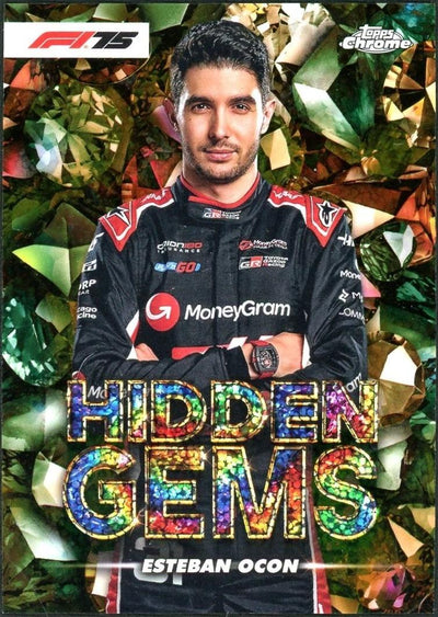 2025 Topps Chrome HG-9 Esteban Ocon Hidden Gems